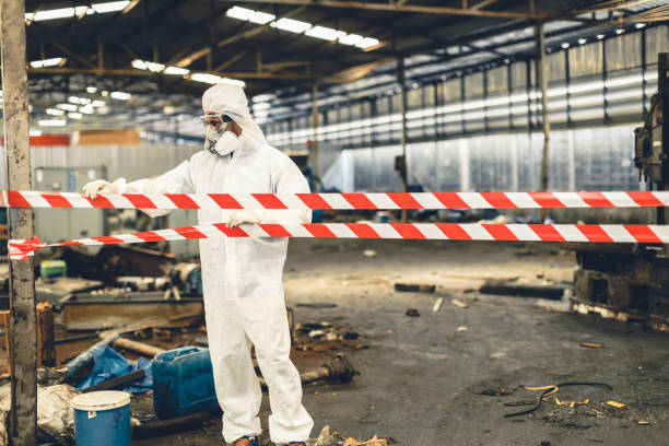 Professional Crime Scene Cleanup technician working in Gowen, MI